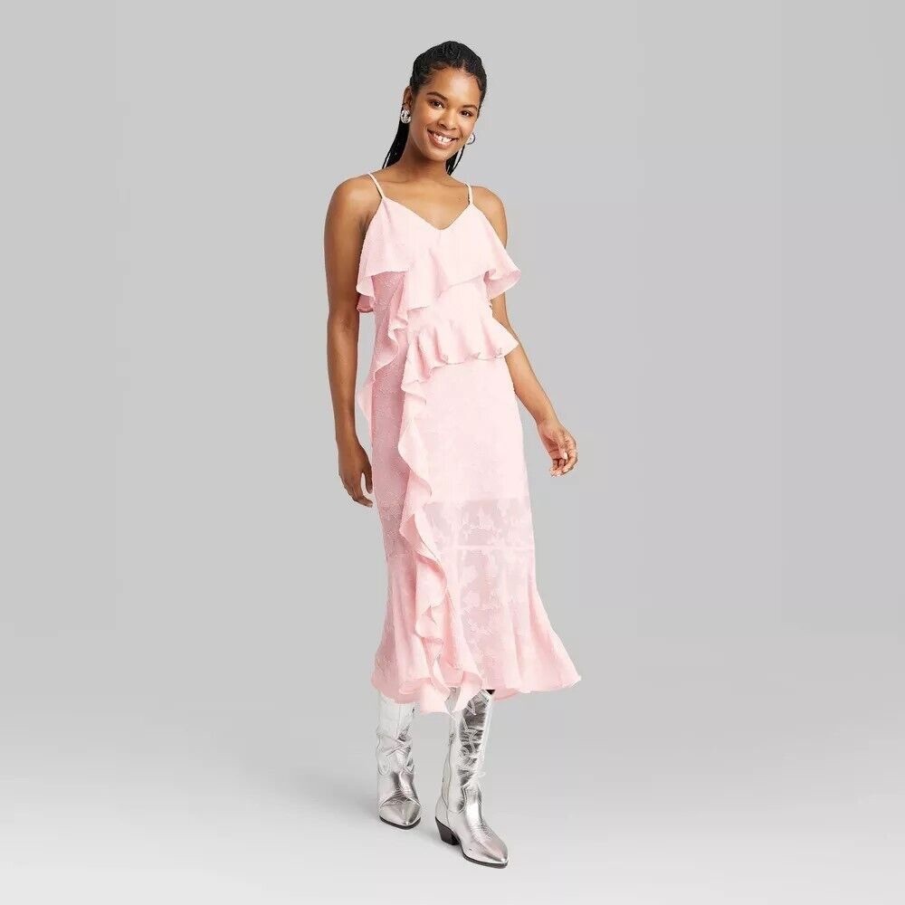 A New Day New XS Blush Ruffle Dress